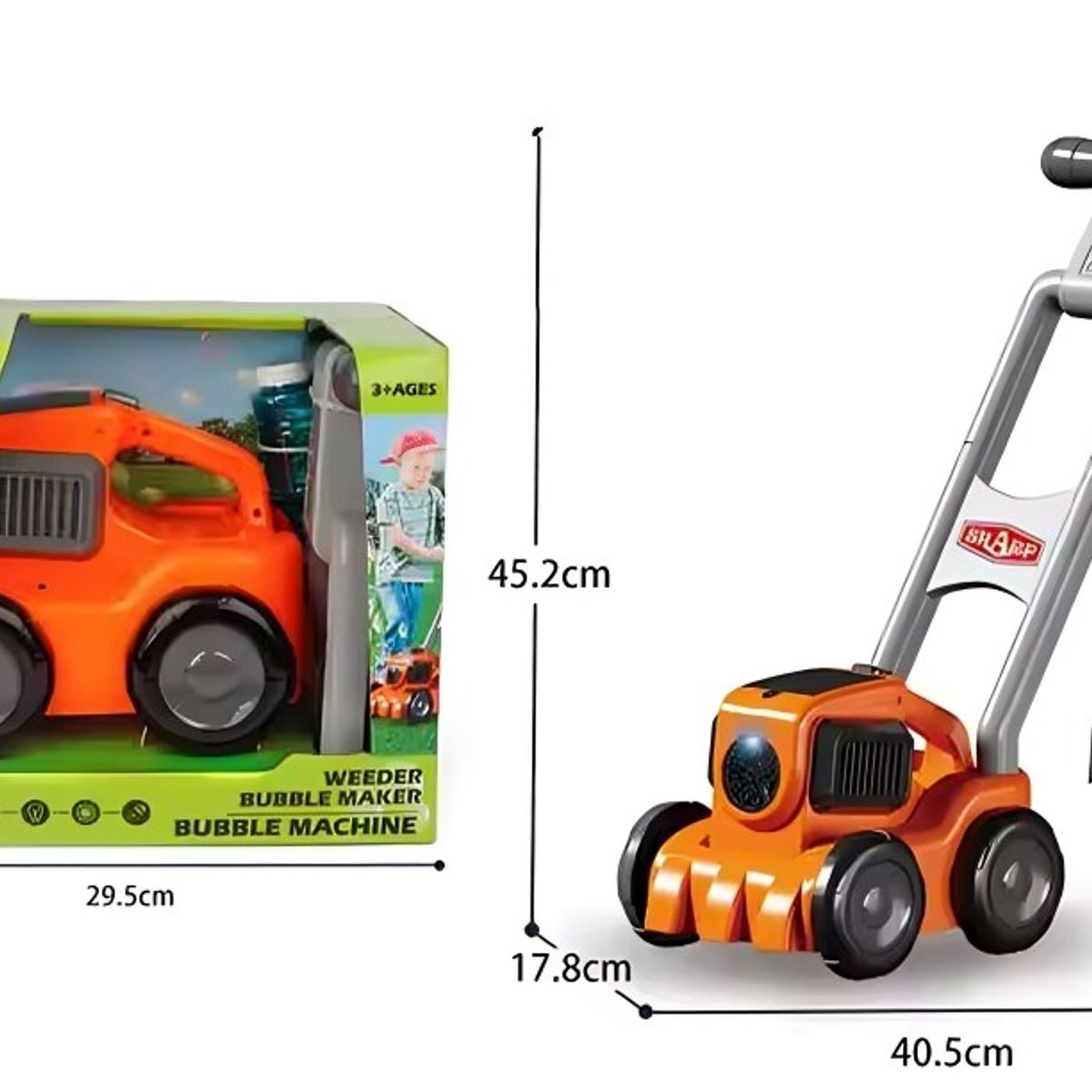 OEM - Cortacesped Naranja burbuja