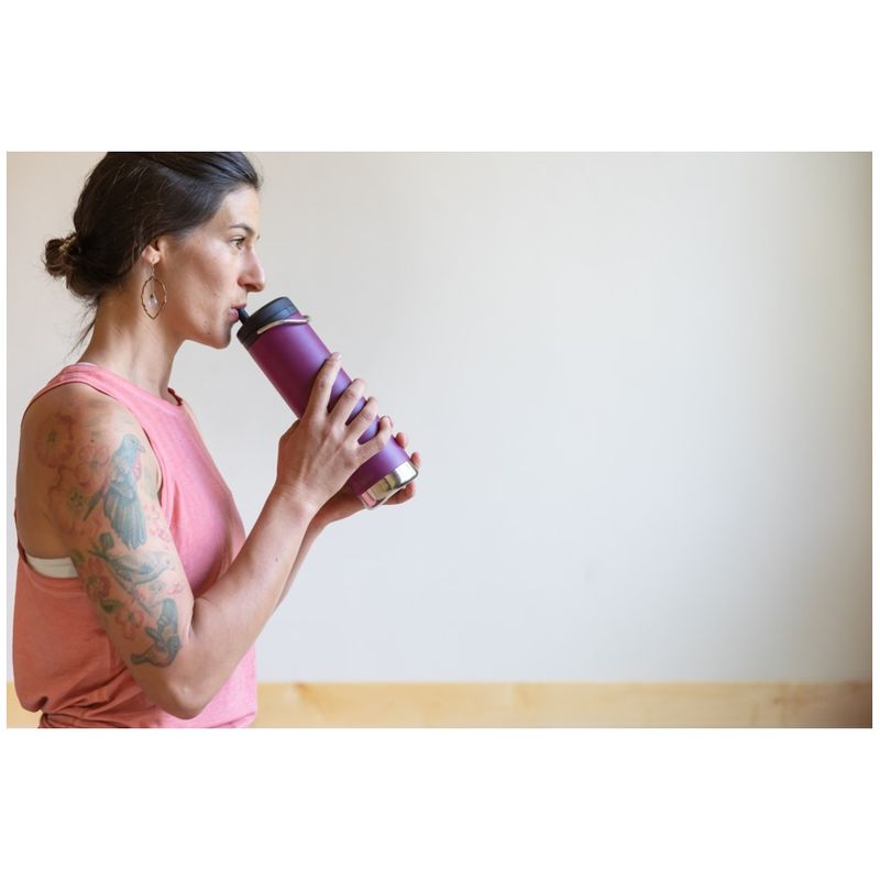 KLEAN KANTEEN - Botella Térmica TKWide 592 Ml Con Tapa Twist Turquesa pastel.