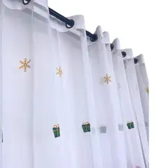 GENERICO - Set Visillo 2 paños Navideño