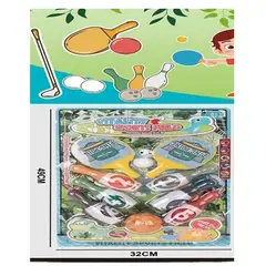 GENERICO - Set juego mini bowling con ping pong 49 x32cm