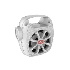 AUDIOPRO - Parlante Bluetooth Con Panel Solar Y Linterna Blanco - SC