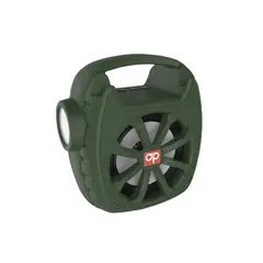 AUDIOPRO - Parlante Bluetooth Con Panel Solar Y Linterna Verde - SC