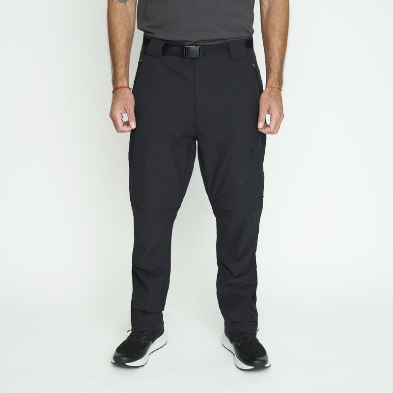 SPYDER - Pantalón Hombre Spyder Trivor Convertible Negro