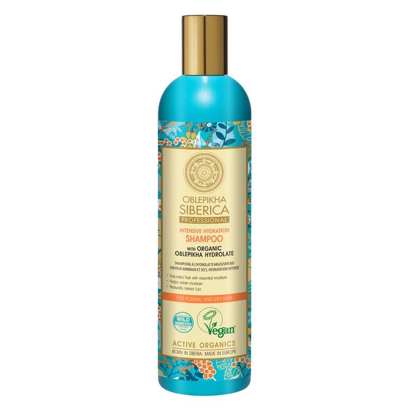 NATURA SIBERICA - Shampoo Cabello Normal y Seco Organic Oblepikha 400 ml