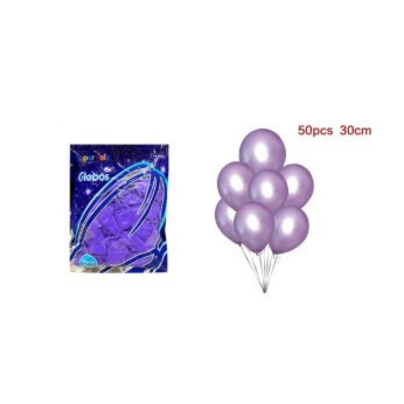 GENERICO - GLOBOS LATEX 30 CM 50 PCS