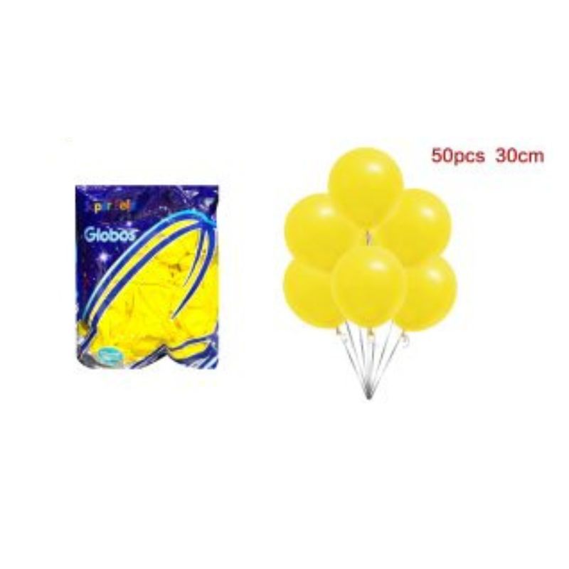GENERICO - GLOBOS LATEX 30 CM 50 PCS