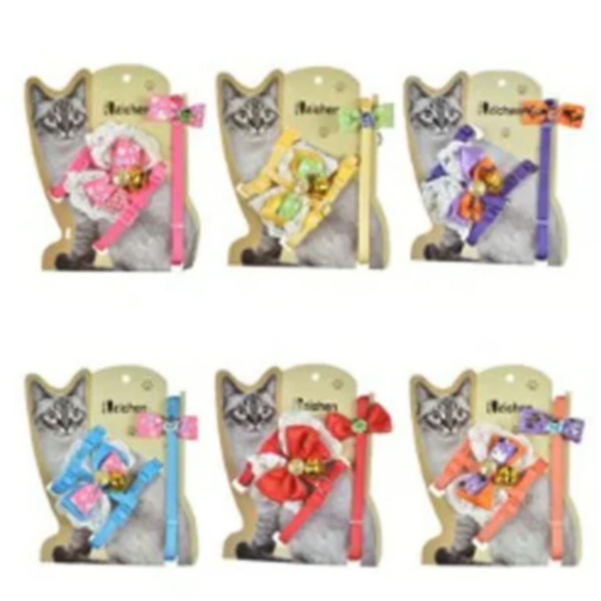 GENERICO - Arnes+Correa Para Gato 1.0 Mascotas