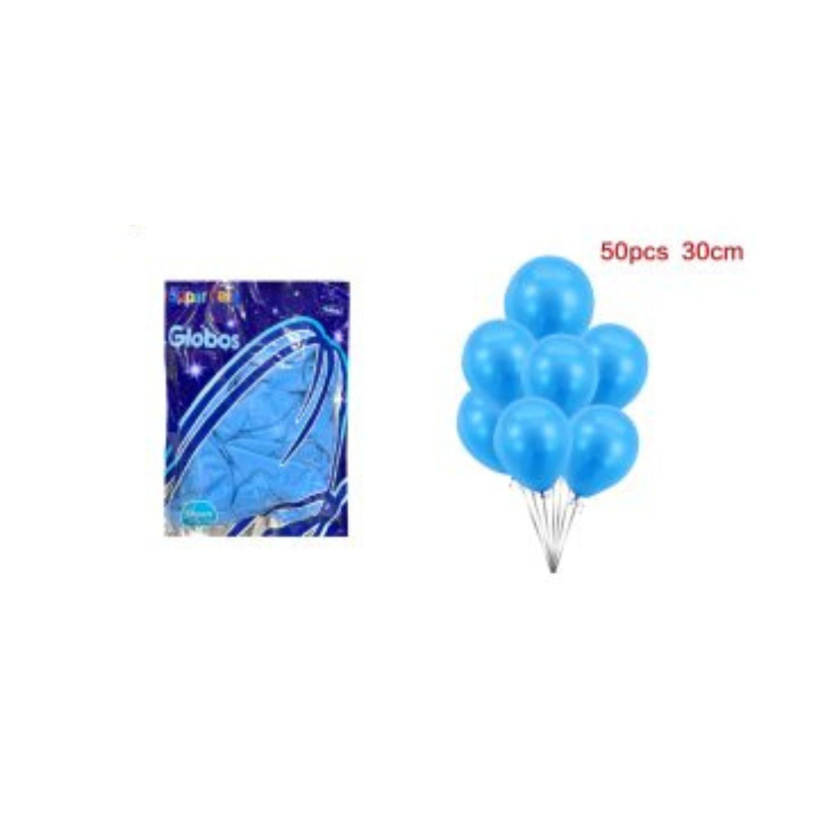GENERICO - GLOBOS LATEX 30 CM 50 PCS