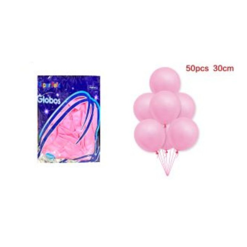 GENERICO - GLOBOS LATEX 30 CM 50 PCS