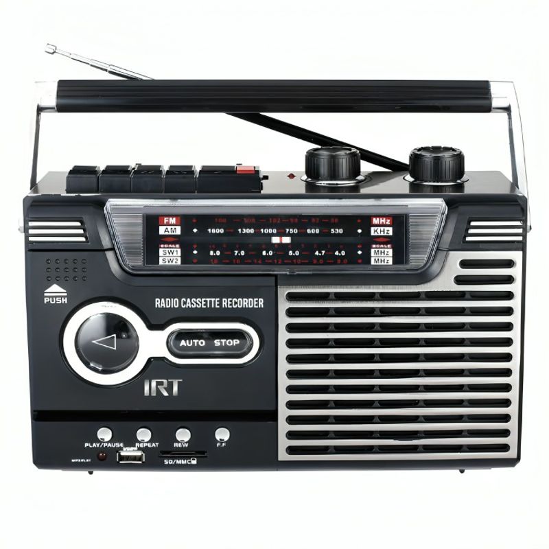 OEM - Radio Cassette IRT Bluetooth FM USB SD Vintage