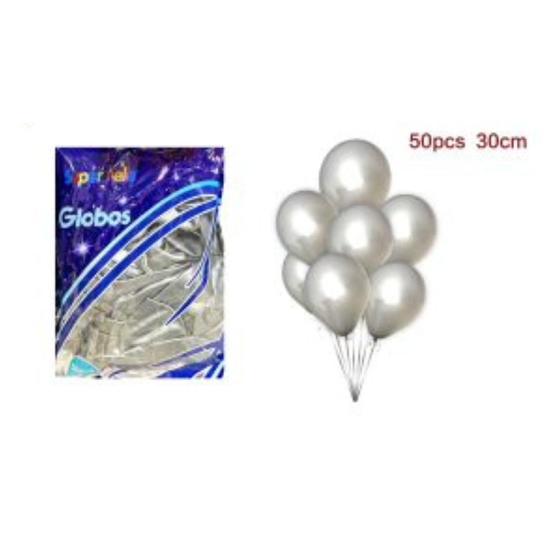 GENERICO - GLOBOS LATEX 30 CM 50 PCS
