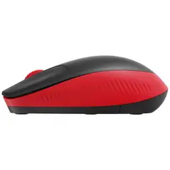 LOGITECH - Mouse Inalámbrico M190 Receptor USB NegroRojo