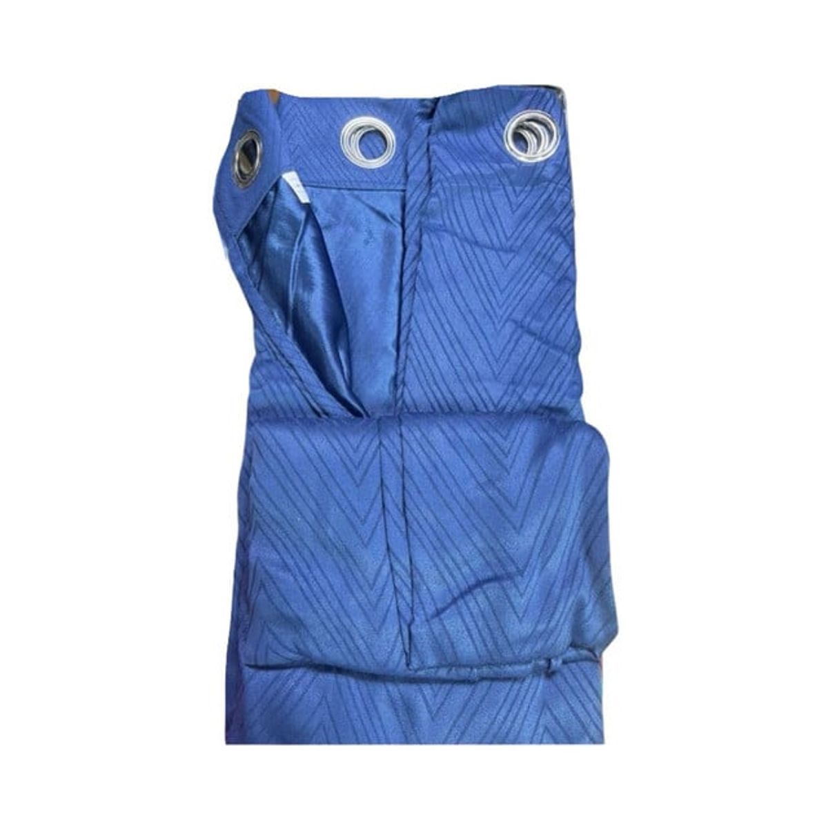 GENERICO - SET CORTINA 2 PAÑOS CON RELIEVE 140X230  AZUL