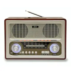 OEM - RADIO RETRO CON BATERIA RECARGABLE MICROLAB 7809