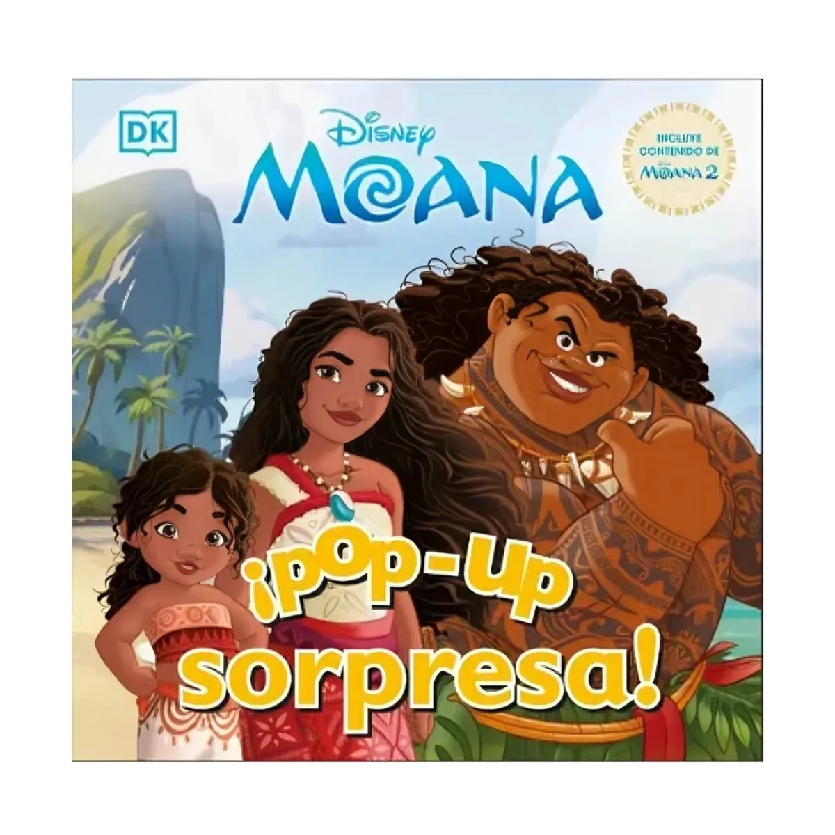 TOP10BOOKS - LIBRO Pop-Up Sorpresa! Disney Moana - Pop-Up Sorpresa! Disney Moana