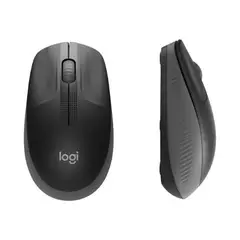 LOGITECH - Mouse Inalámbrico M190 Receptor USB Carbon