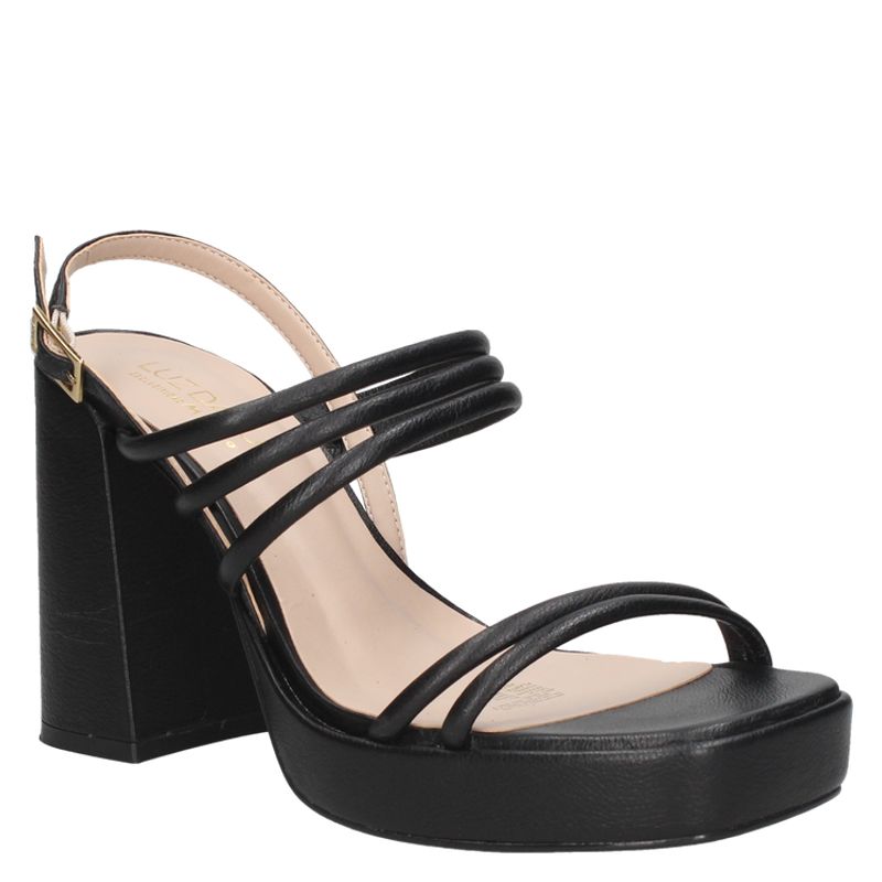 LUZ DA LUA - Sandalia Casual Mujer Negro Luz Da Lua