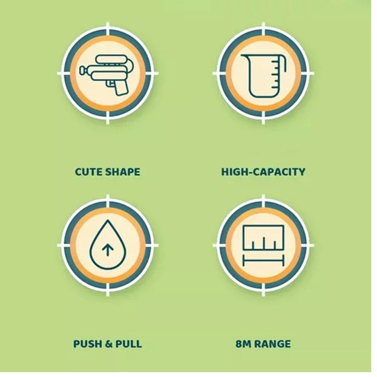 GENERICO - Pistola De Agua Con Mochila Lanza Agua Juguete Verano Infant