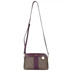 DKNY - Cartera Donna Karan Paislee púrpura