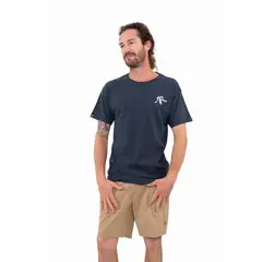 KAYA UNITE - Polera Hombre Trees Azul