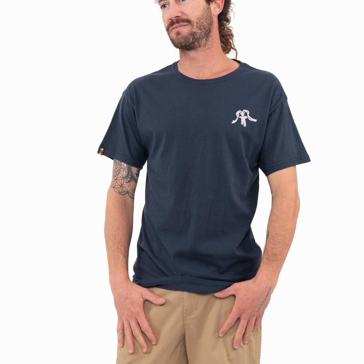 KAYA UNITE - Polera Hombre Trees Azul