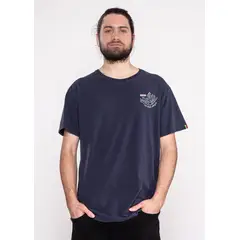 KAYA UNITE - Polera Hombre Lager Navy Pink