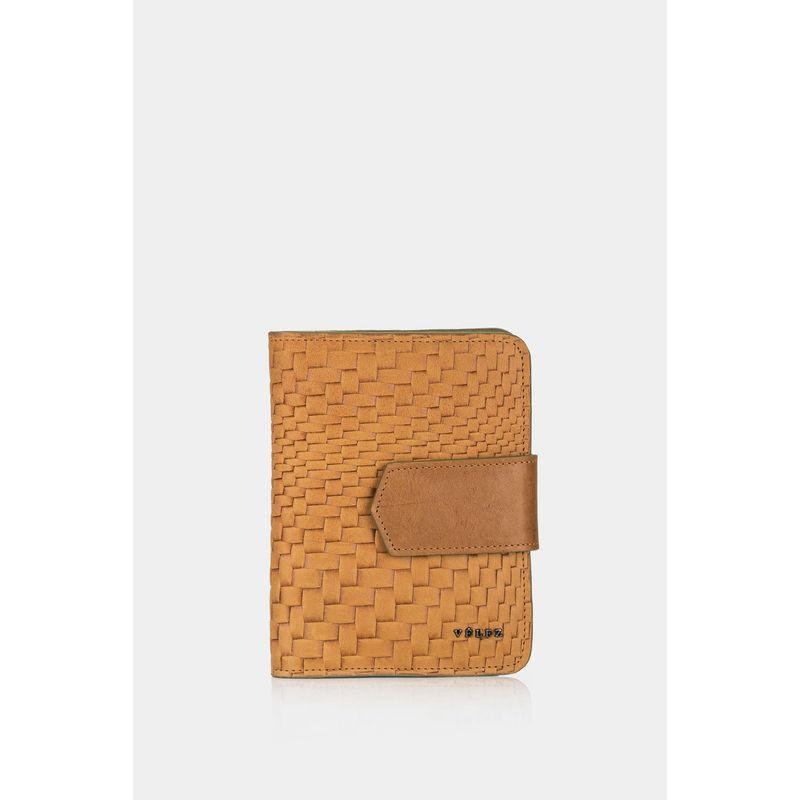 VELEZ - Vélez Porta Pasaporte De Cuero Para Mujer Barhi Miel