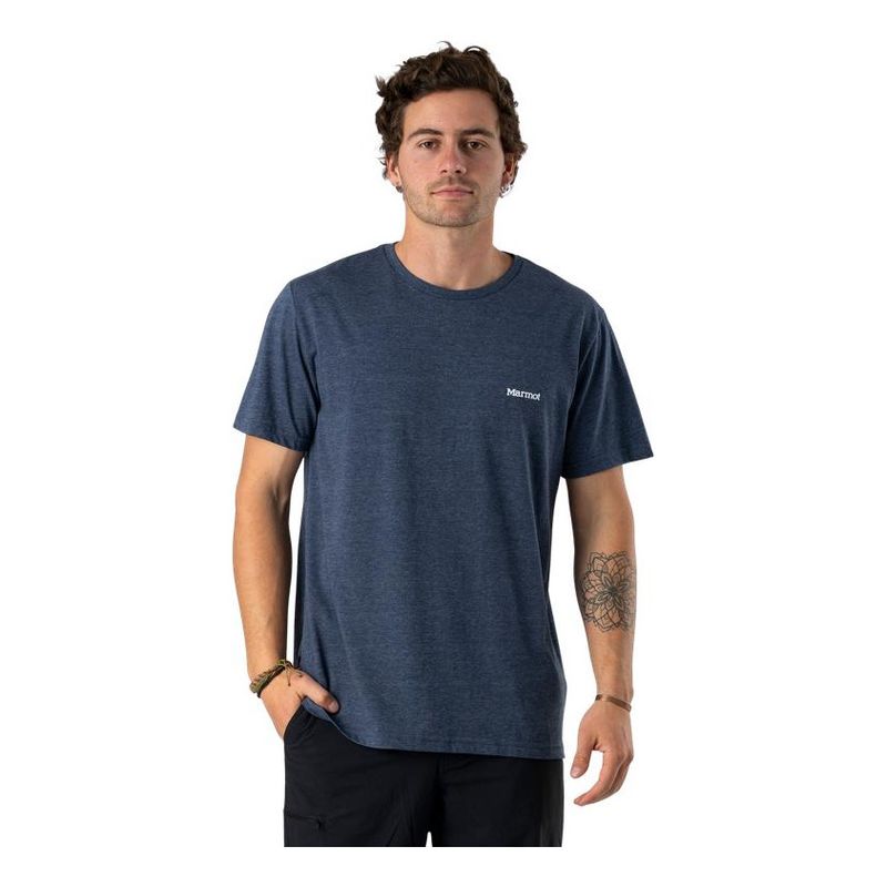 MARMOT - Polera Mountain Works Circle Tee Hombre Gris Marmot