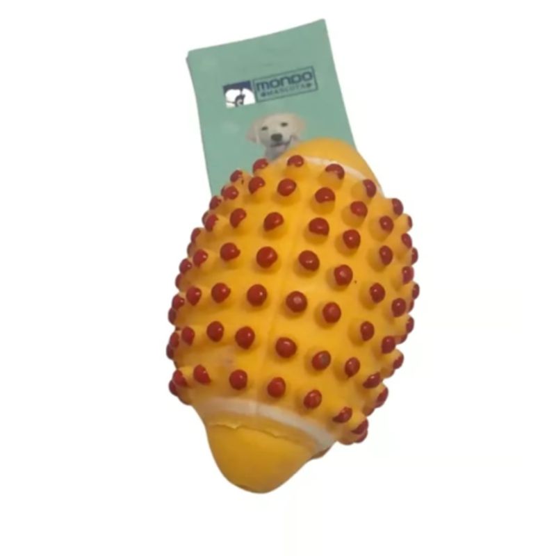 GENERICO - Juguete Balón Para Perros Naranja Goma