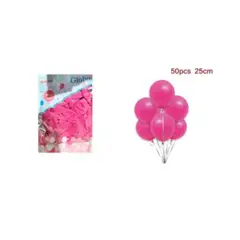 GENERICO - GLOBOS LATEX 25 CM 50 PCS