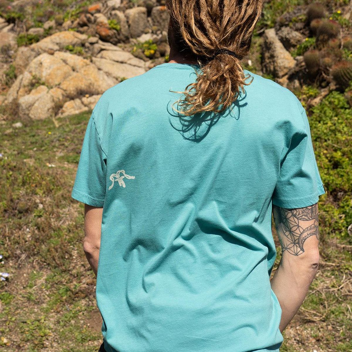 KAYA UNITE - Polera Hombre Bone Turquoise
