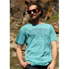 KAYA UNITE - Polera Hombre Bone Turquoise