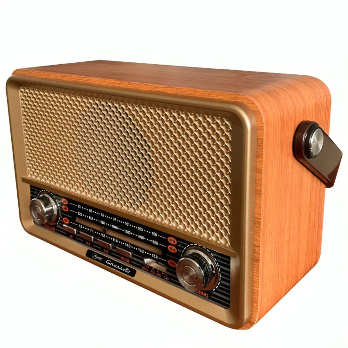 OEM - RADIO PORTÁTIL BLUETOOTH RETRO GROSSETO MLAB 9142
