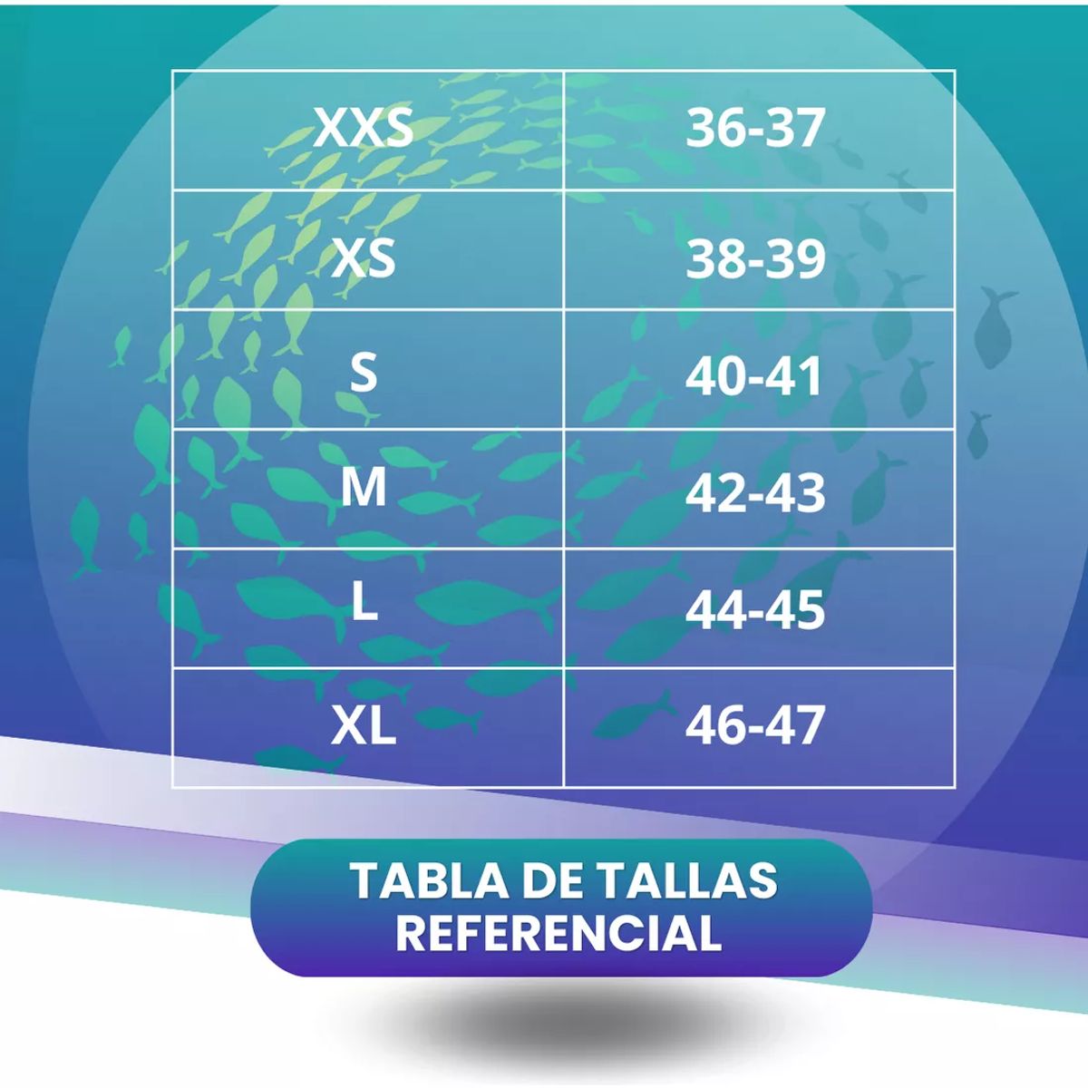 CABOSUB - Aleta De Buceo Odisea Cabosub Negra 40-41