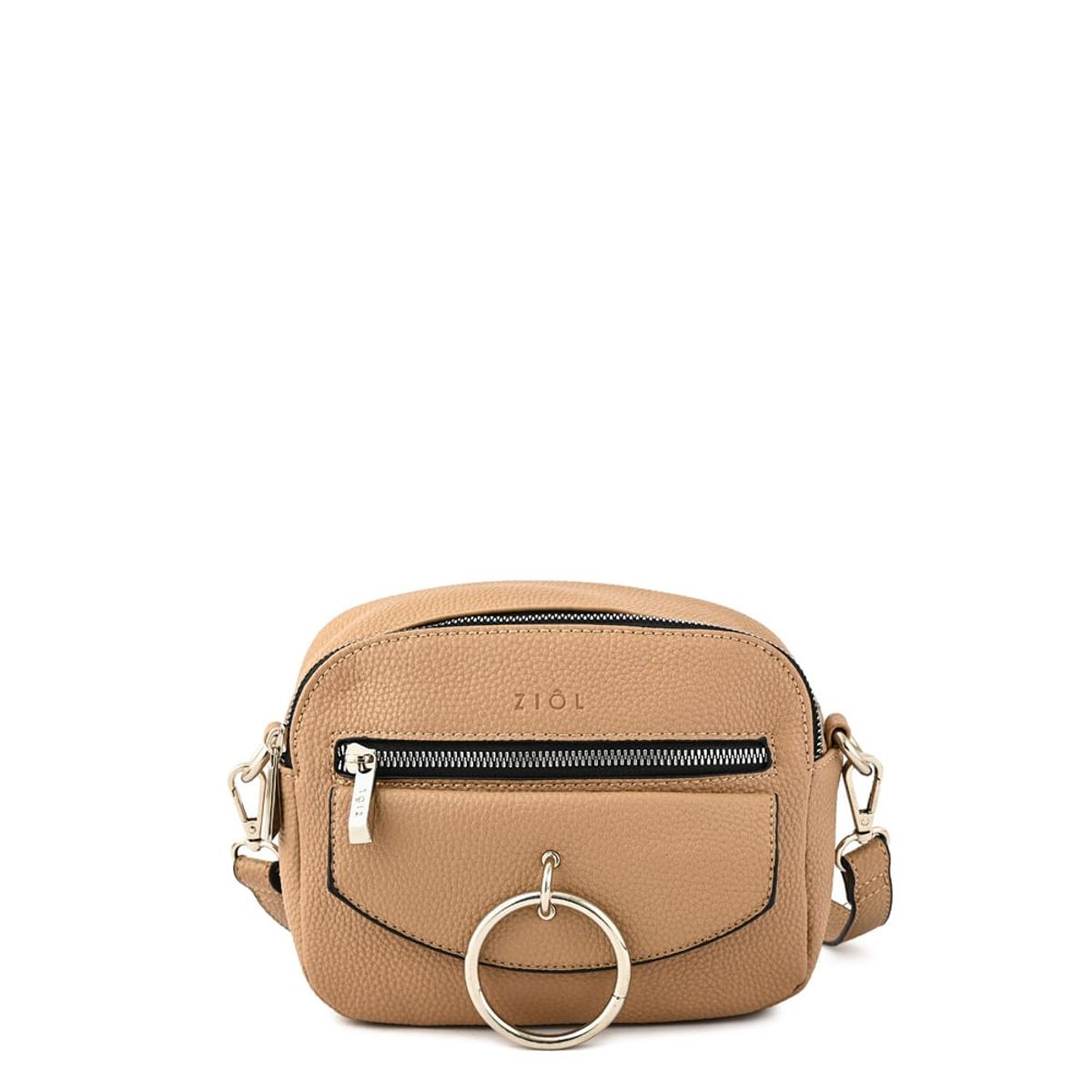 ZIOL - Cartera bandolera priscila mediana beige oscuro