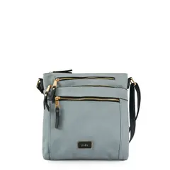 ZIOL - Cartera bandolera grande lathari denim claro