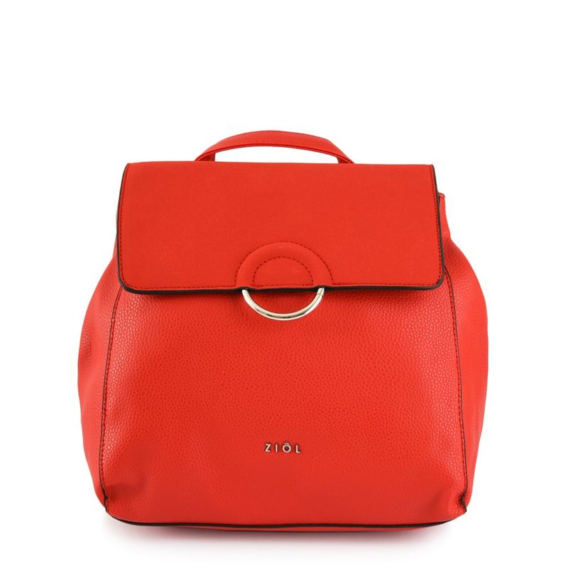 ZIOL - Mochila con tapa mediana sophie rojo