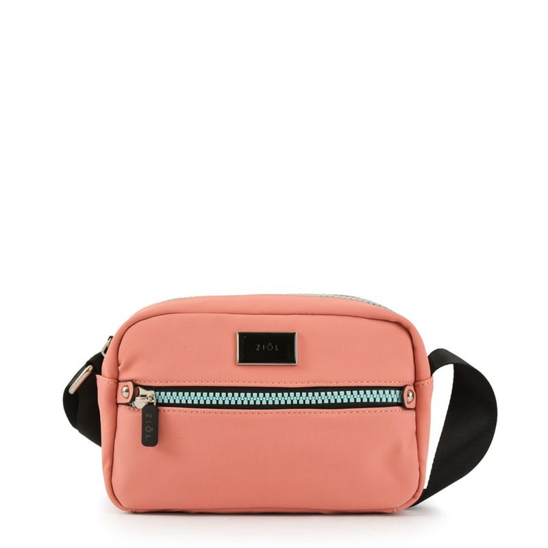 ZIOL - Cartera bandolera pequeña iliana coral