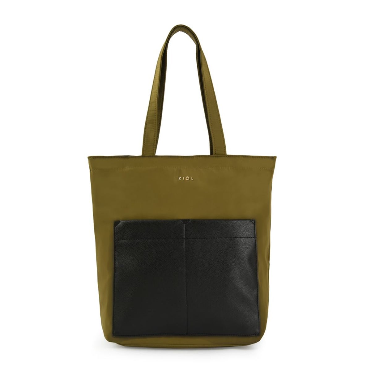 ZIOL - Cartera tote shopping lilen grande verde oliva