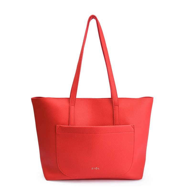 ZIOL - Cartera dos asas bote grande maisina rojo