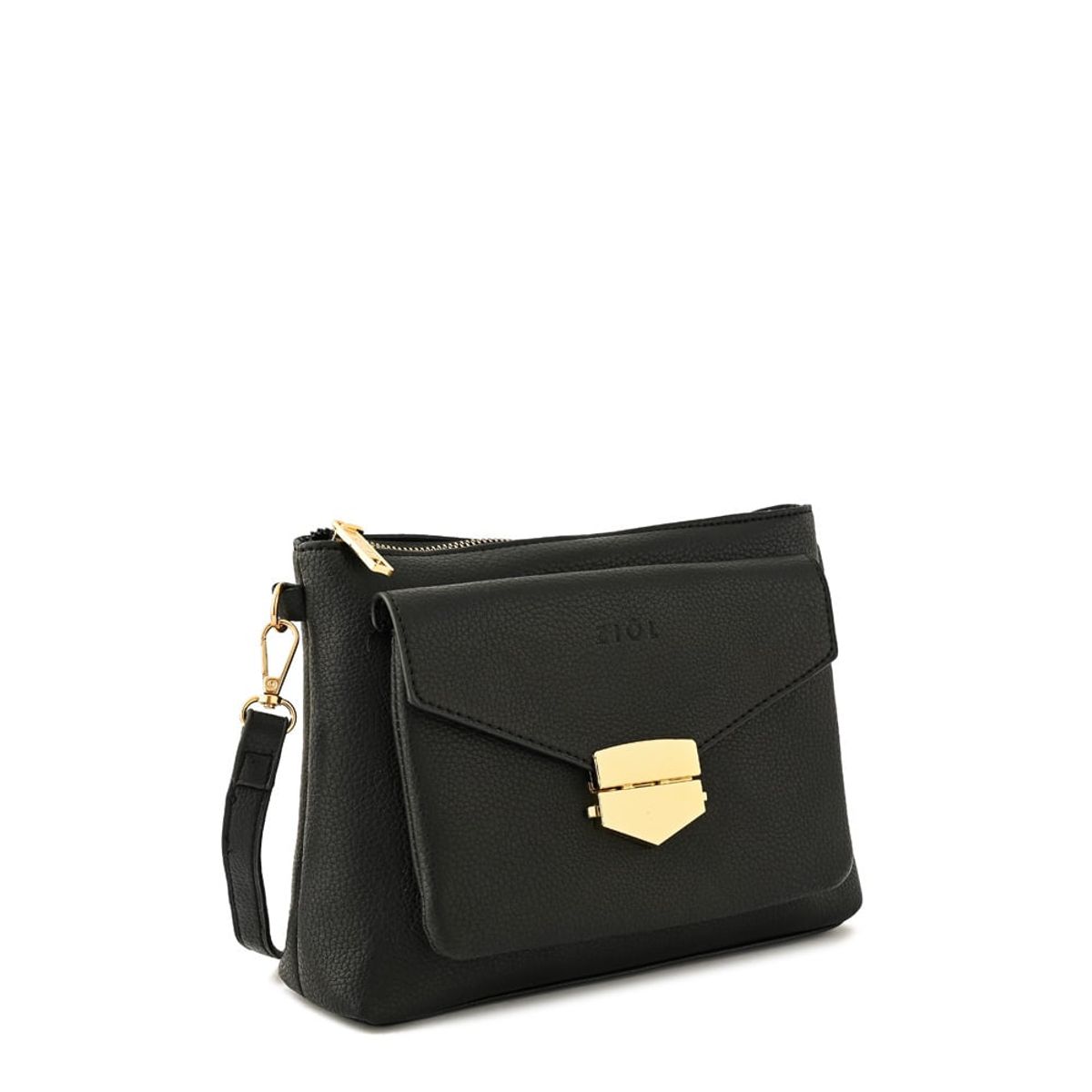 ZIOL - Cartera bandolera aretine mediana negro
