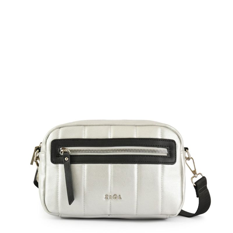 ZIOL - Cartera bandolera mediana tami plateado