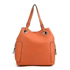 ZIOL - Cartera dos asas grande dayton naranja