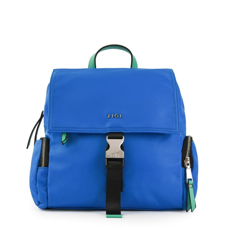 ZIOL - Mochila con tapa mediana minisa azul electrico