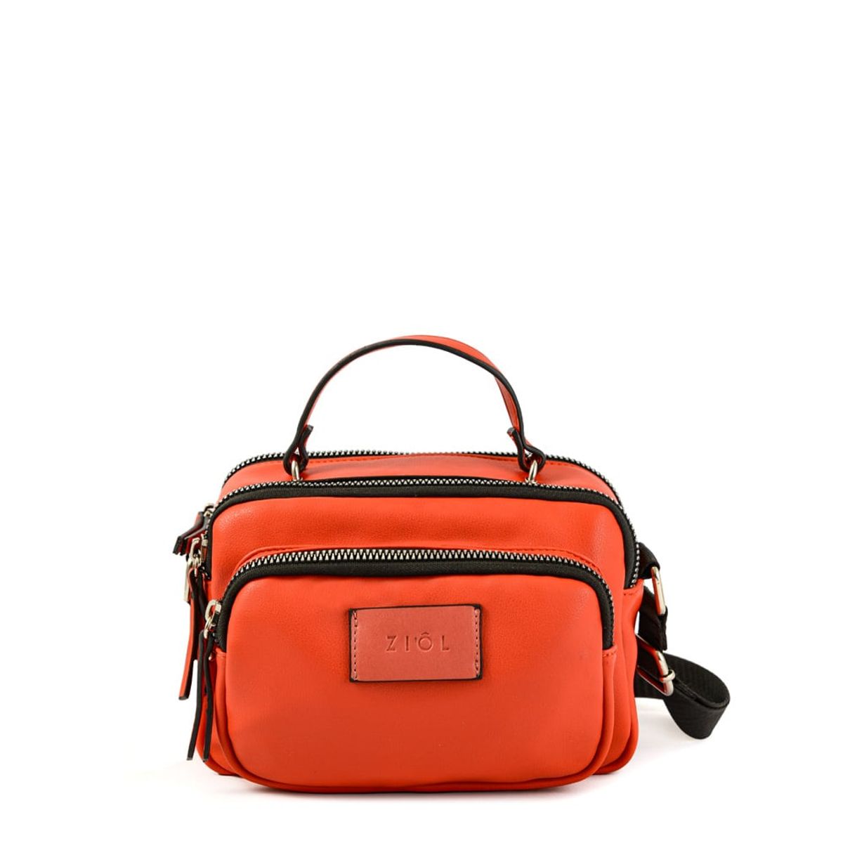 ZIOL - Cartera bandolera dátil pequeña rojo tomate