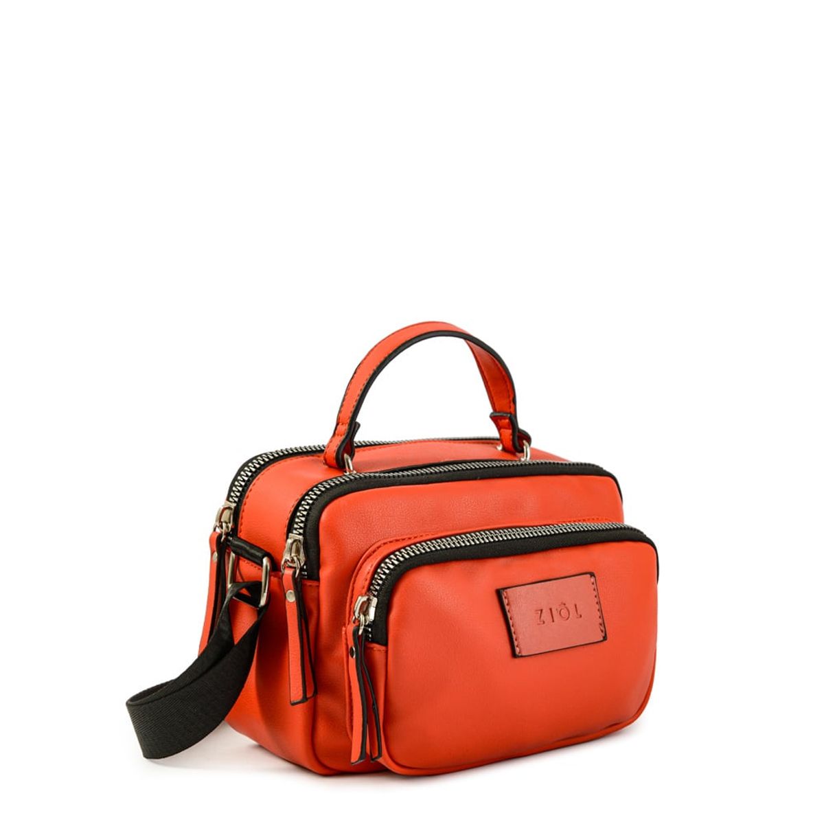 ZIOL - Cartera bandolera dátil pequeña rojo tomate