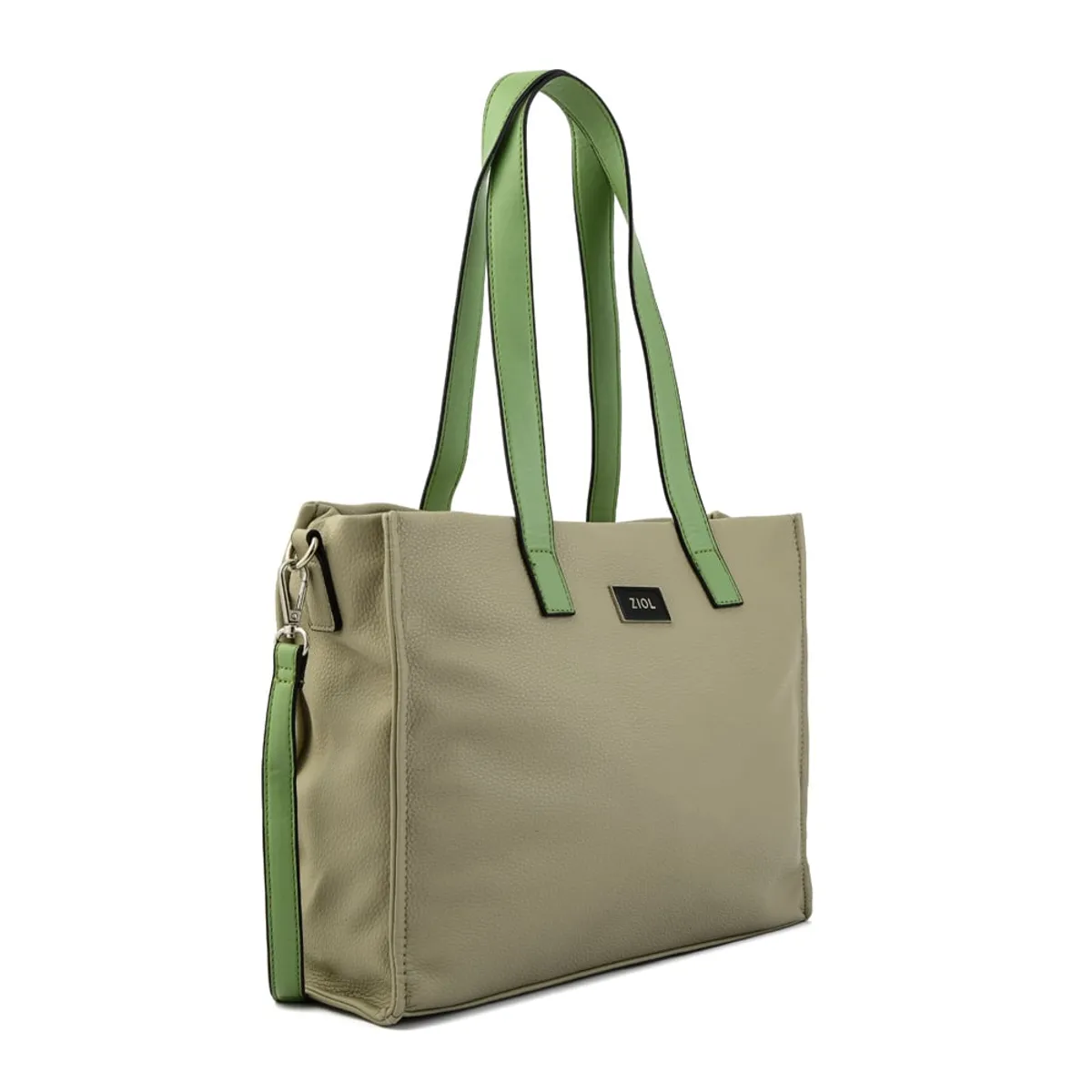 ZIOL - Cartera tote tres divisiones grande lousa gris