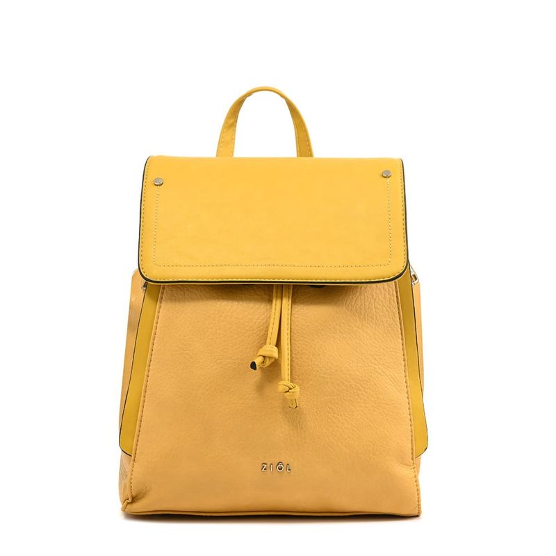 ZIOL - Mochila con tapa mediana mercury amarillo