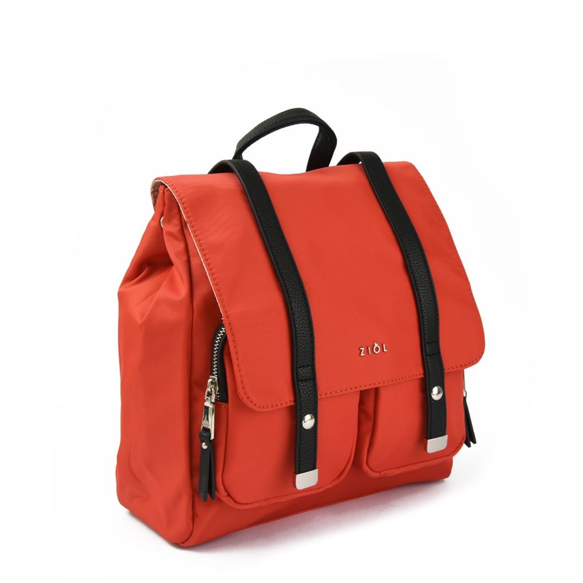 ZIOL - Mochila con tapa erzurum mediana oxido