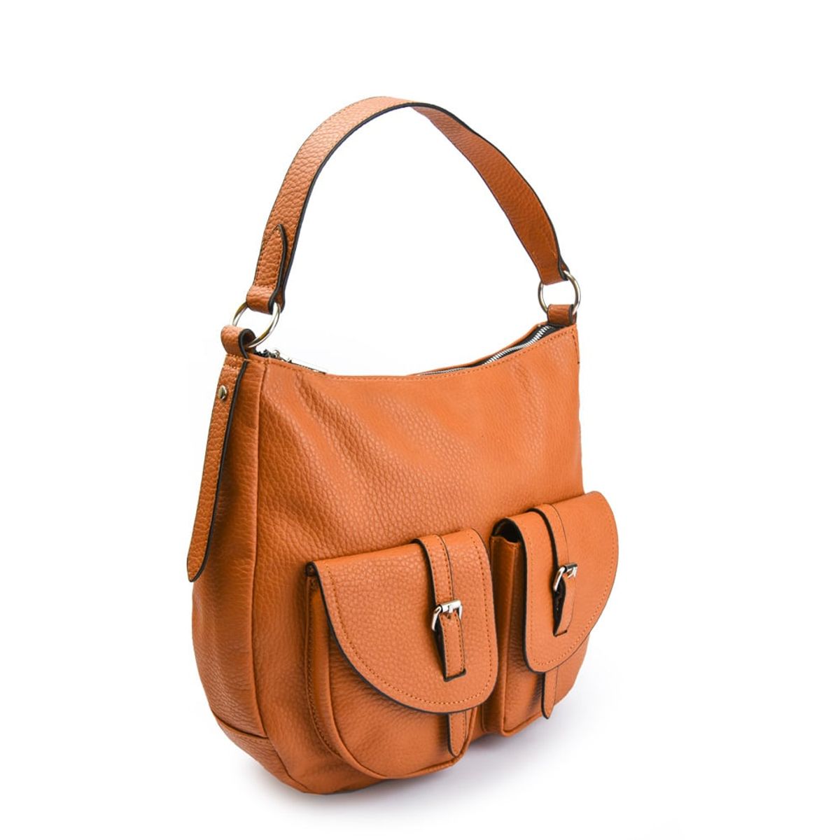 ZIOL - Bolso oval bertha grande camel